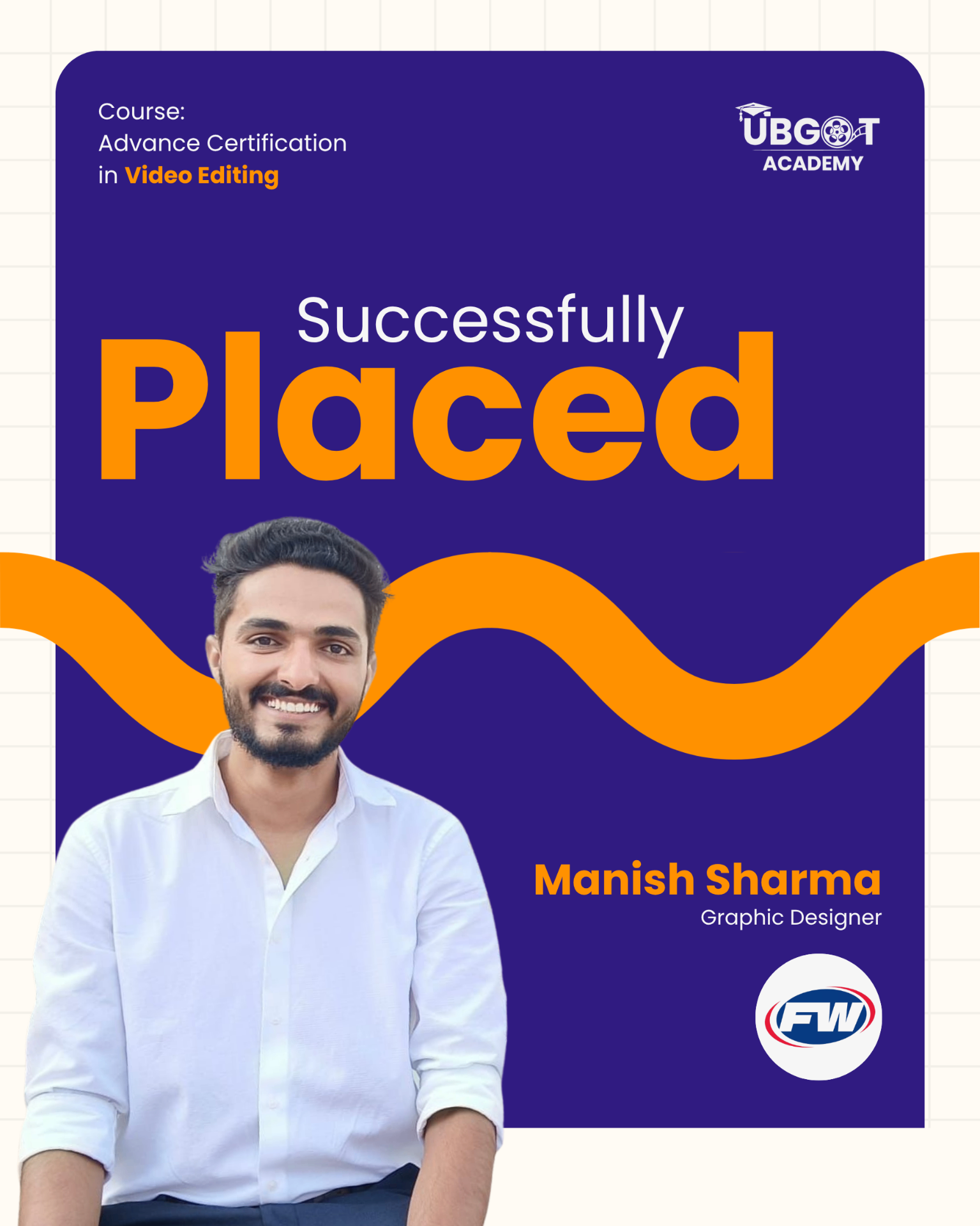 Successfully placed student 2