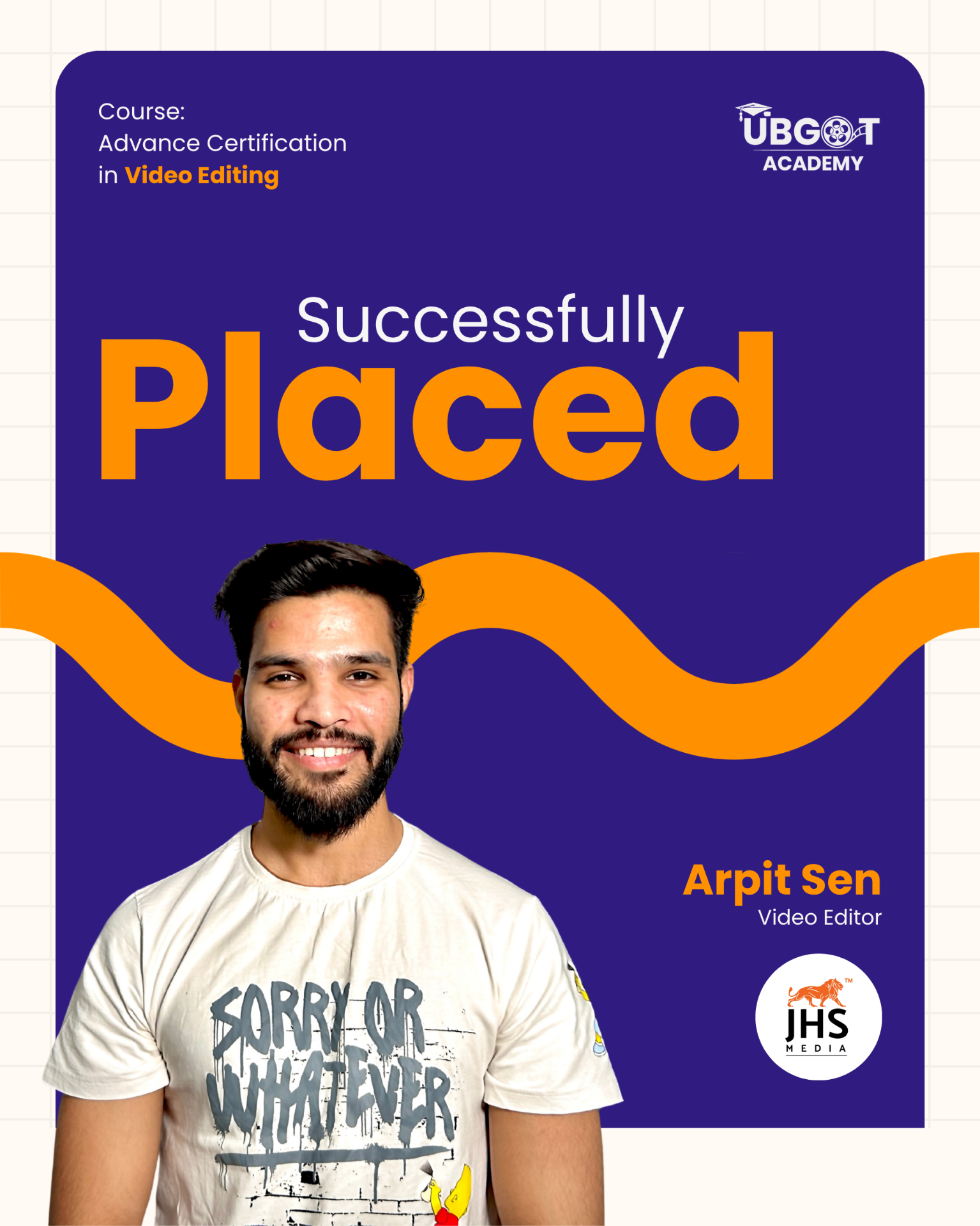 Successfully placed student 6