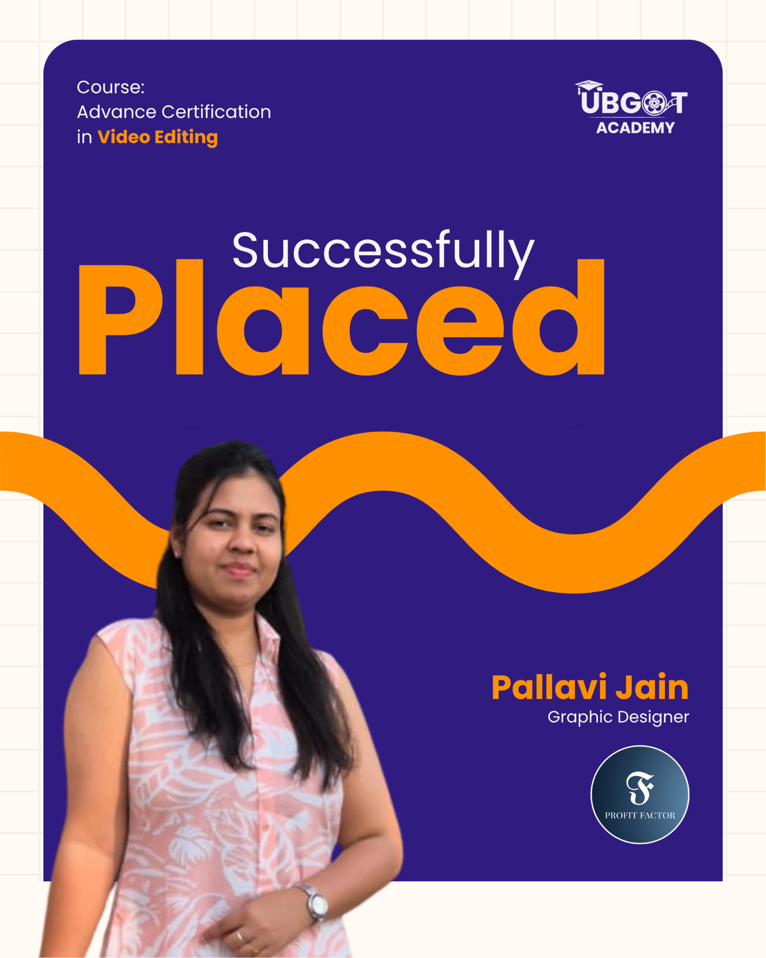 Successfully placed student 3