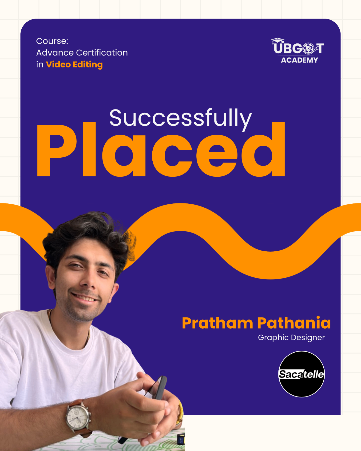 Successfully placed student 4